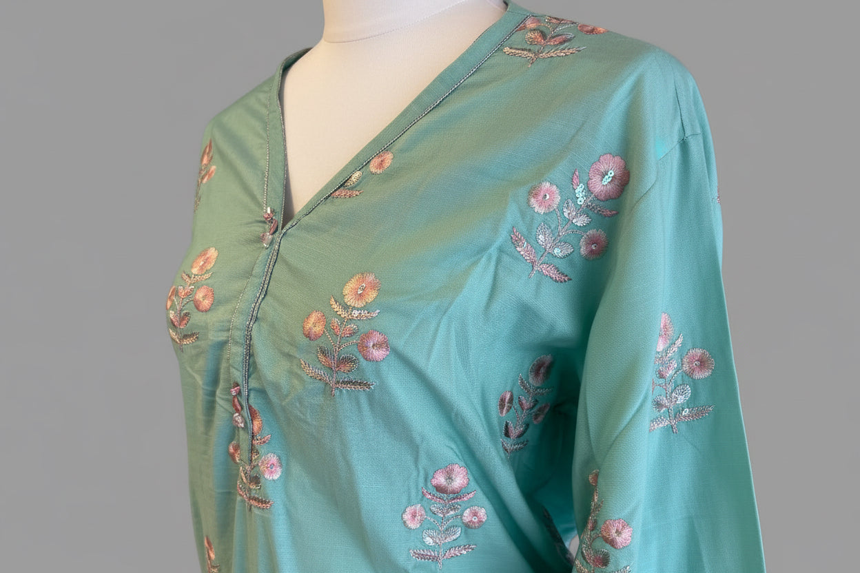 Luxury 2-Piece Suit – Mint Green