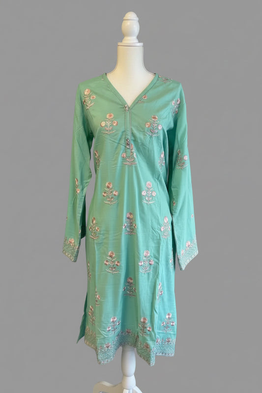 Luxury 2-Piece Suit – Mint Green