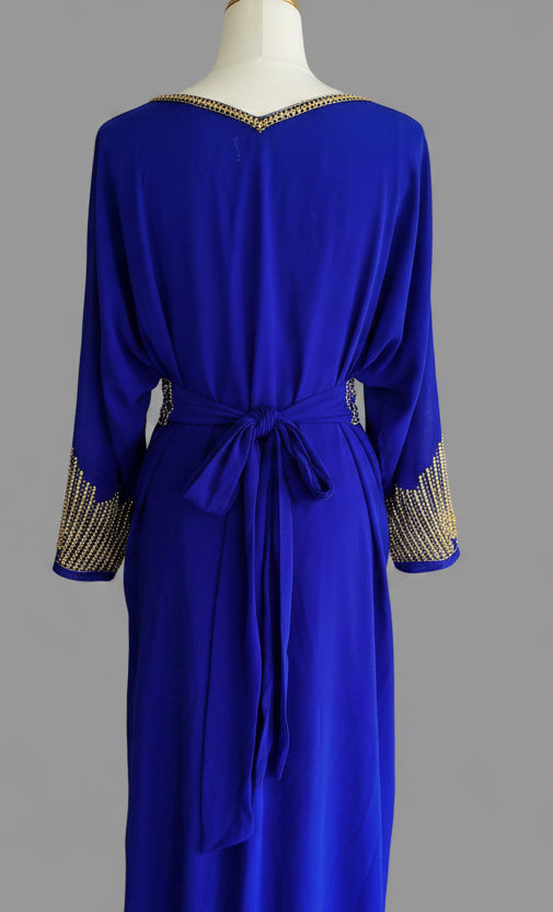 Blue Moroccan kaftan